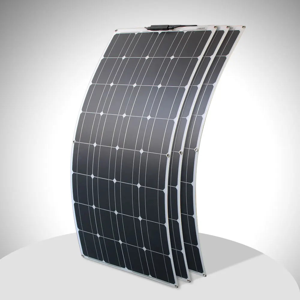 12V Flexible Solar Panel Kit 100W 200W 300W Solar Panels with Solar Controller for Boat, Car, RV, and Battery Charger