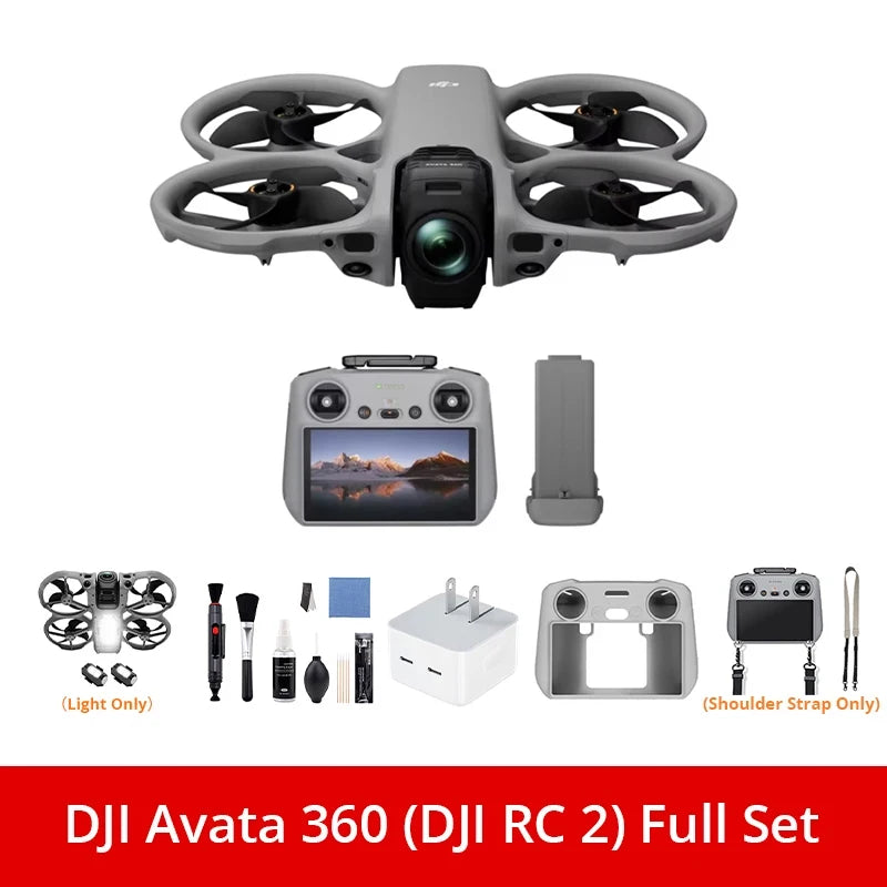 Avata 360 360° Panoramic FPV Drone With Camera & Optional Accessories Drones 4K Professional 8K HDR Video 1-Inch Sensor All-Round Obstacle Avoidance