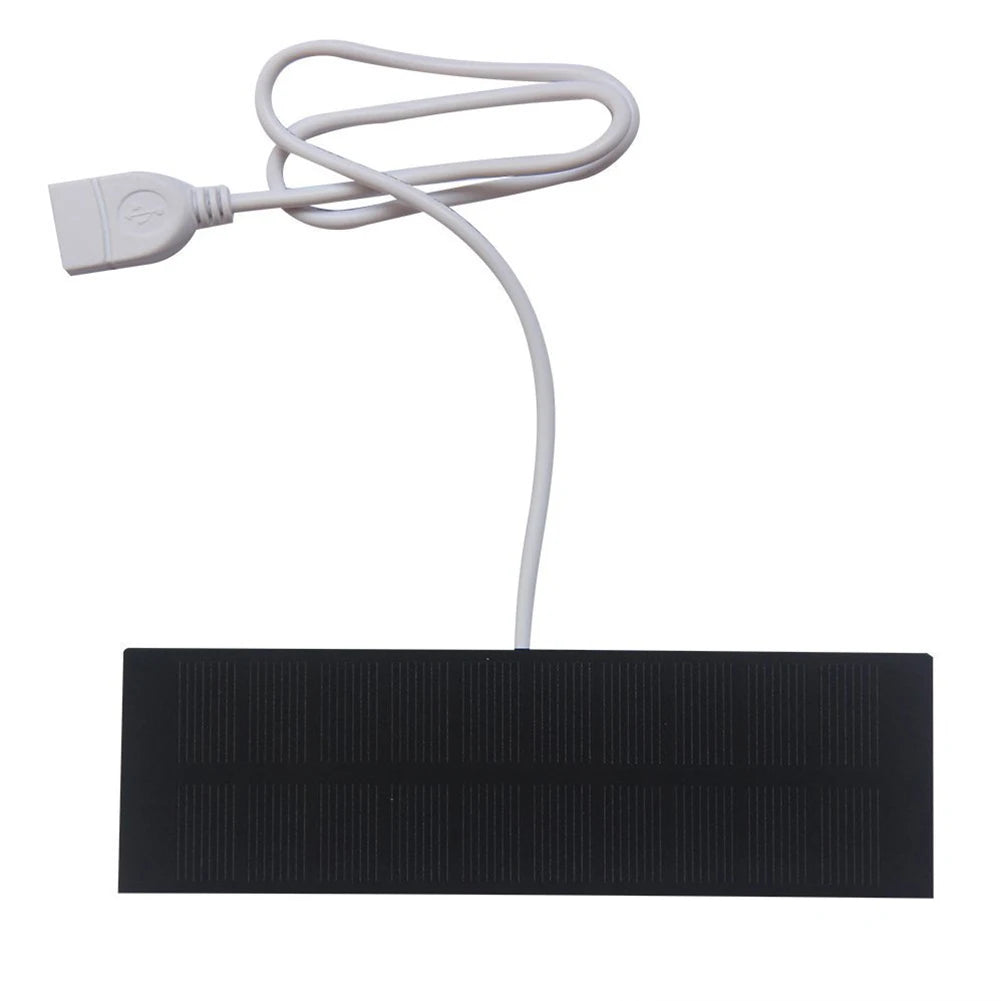 USB Solar Panel Charger Portable Battery Mobile Phone Charging Bank Solar Battery Charger for RV Camping Phone Battery Charger