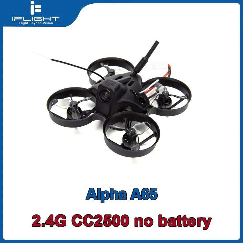 Alpha A65 Analog Tinywhoop BNF BLITZ F411 1S Whoop AIO 31MMX3 Propellers 24.5g Lightweight Mini FPV Drone for Beginners