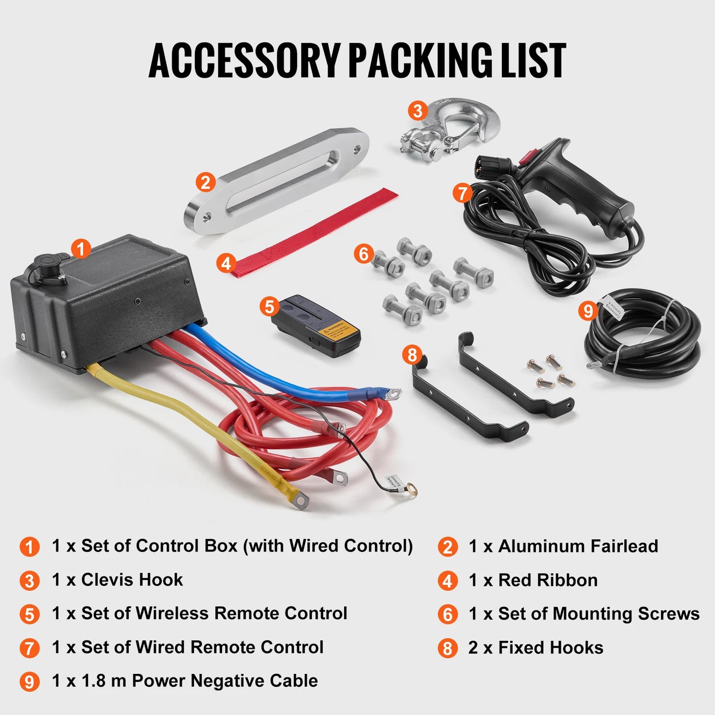 13500lbs Electric Winch Car Truck Winch with 80ft Synthetic Rope Wireless & Wired Remote Control for Towing Off-Road