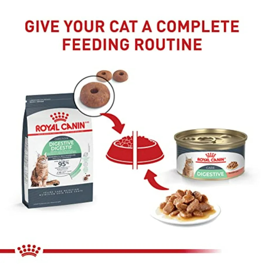 Feline Care Nutrition Digestive Care Adult Thin Slices in Gravy Cat Food, 3 oz Pack of 12