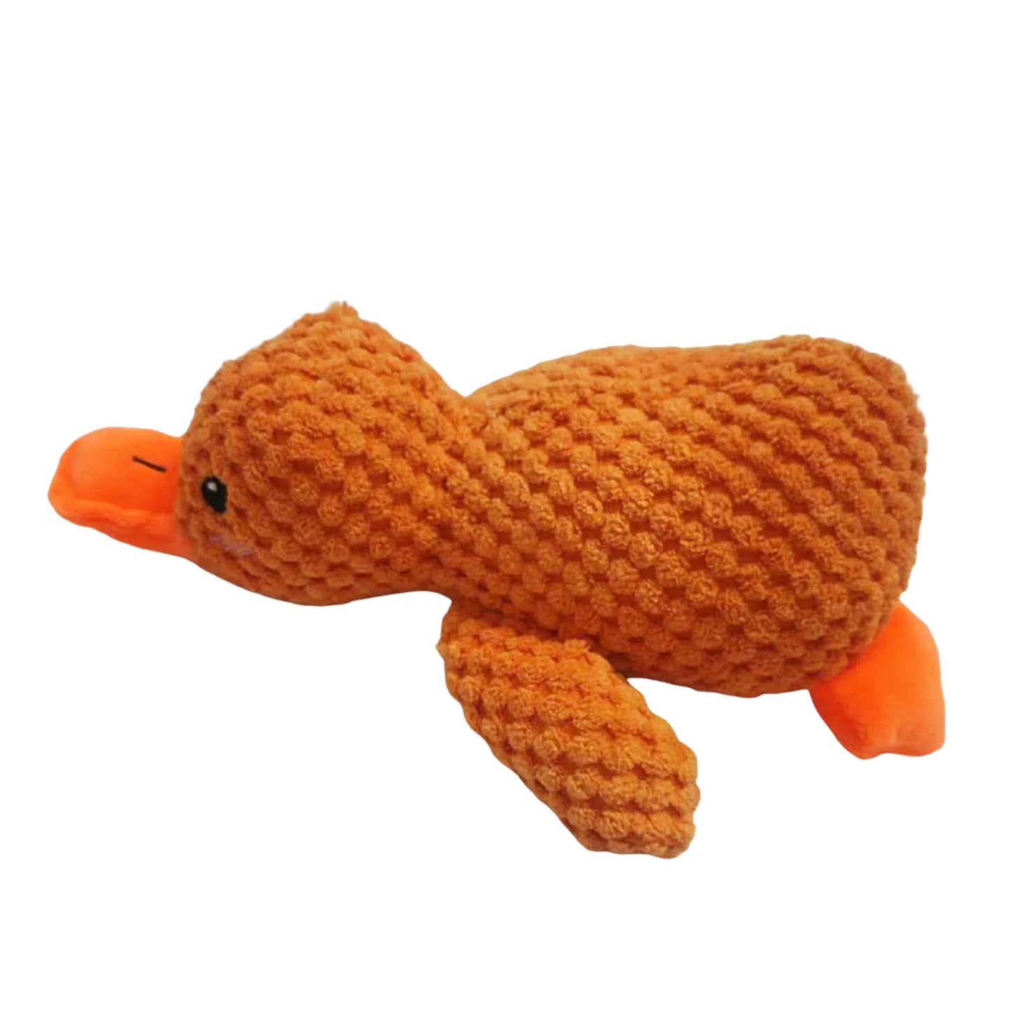Interactive Squeaky Dog Chew Toy Dog Plush Toys To Keep Them Busy with Soft Fabric Yet Tough Quack Duck for Indoor Pups Teething