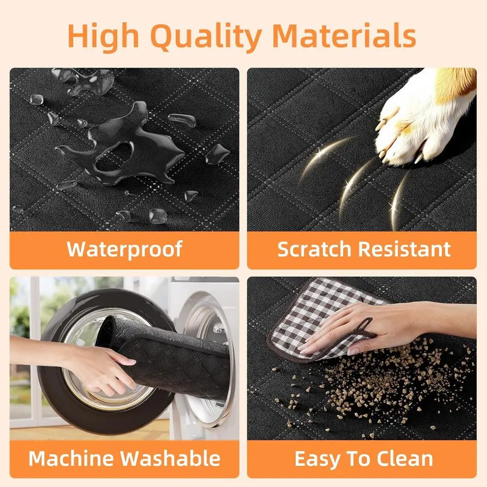 Car Seat Cover, Back Seat Pet Bed Mat Protector Waterproof Bench Seat Cover, Nonslip Pet Car Bed Dog Hammock for Car, SUV, Truck