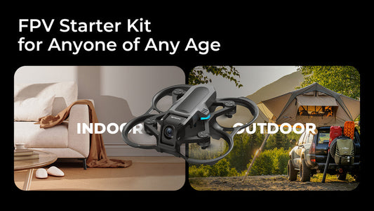 Aquila16 FPV Kit ELRS 2.4G Brushless Racing Drone VR03 Goggles 1102 18000KV 25-350mW VTX Indoor Outdoor Mini Quadcopter