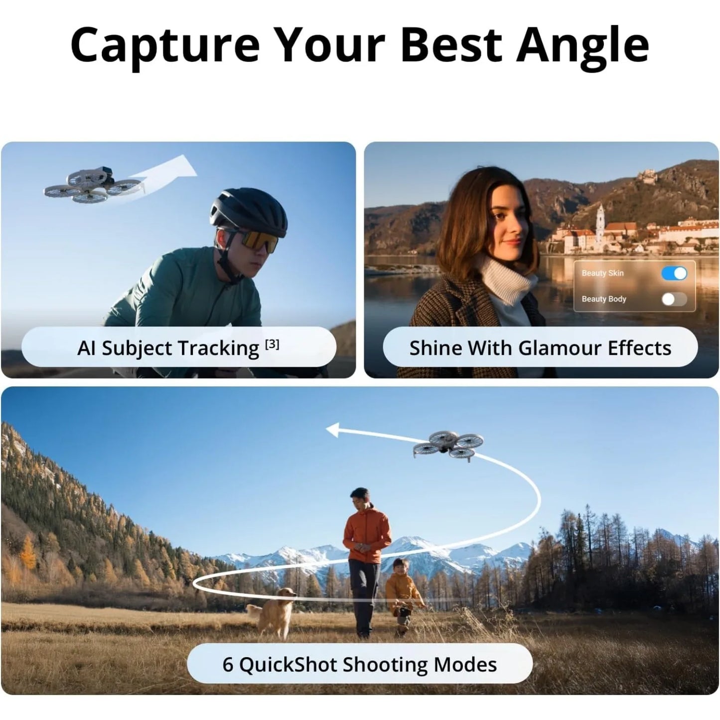 Flip Drone with RC 2 Screen Controller, 4K UHD Camera, 3-Axis Gimbal, Under 249g, 31-Min Flight
