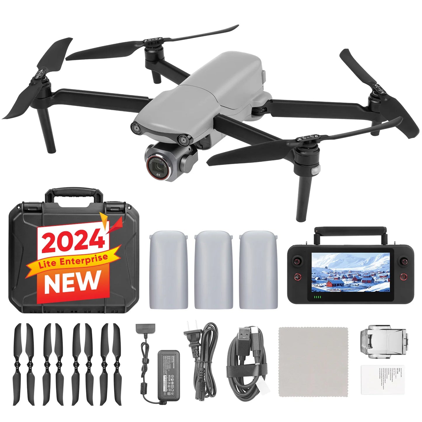 EVO Lite 640K Enterprise Drone 1'' CMOS 16x Digital Zoom Mapping Surveying Search and Rescue IP43 Smart Controller