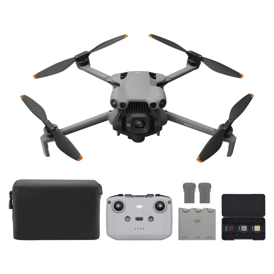 Mini 5 Pro Fly More Combo with DJI RC-N3, Drone with Camera, 1-Inch CMOS, 4K Drone for Beginners with Omnidirectional Obstacle Sensing, ActiveTrack 360°, 225° Gimbal Rotation, 3 Batteries
