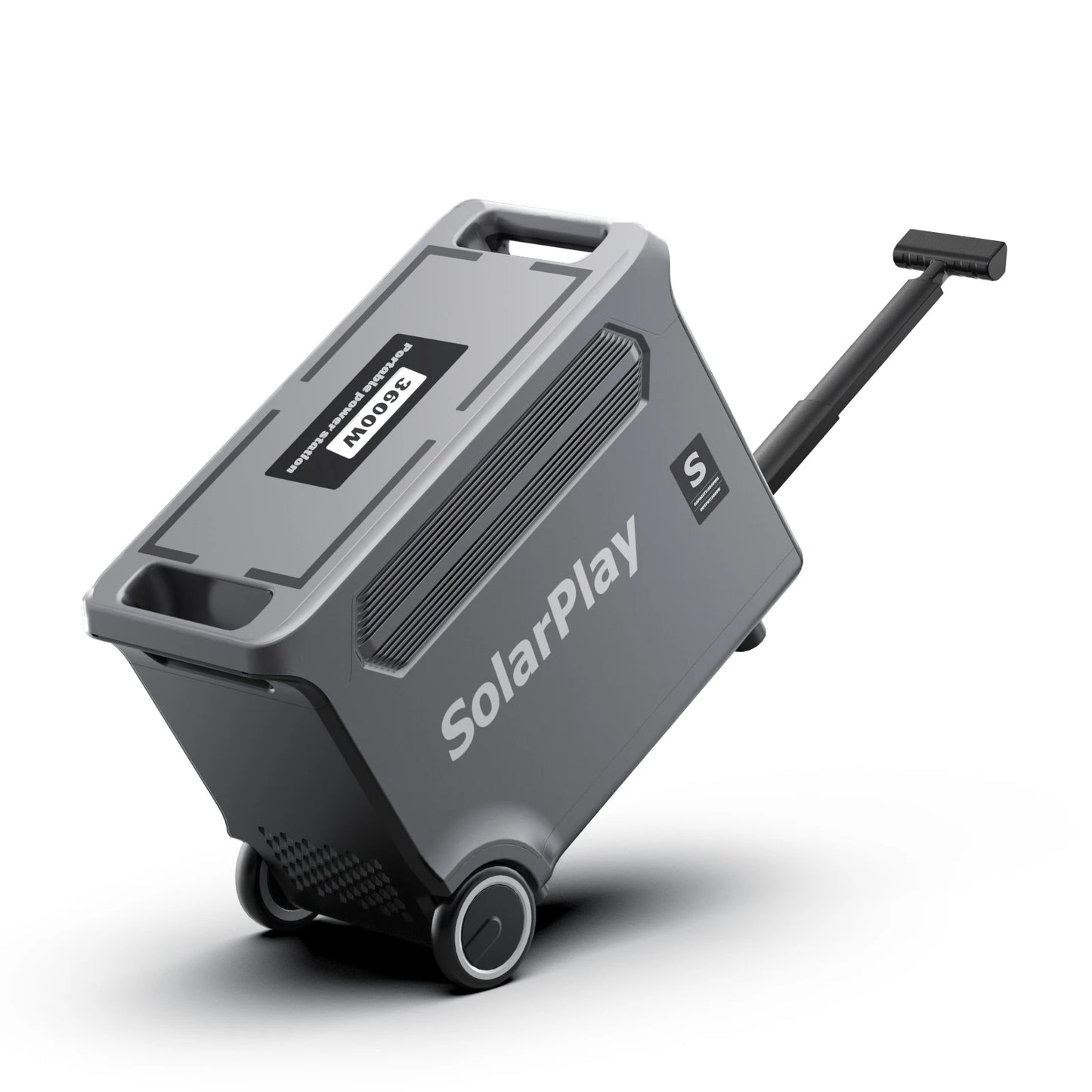 3600W Portable Power Station 3840WH Outdoor Generator With Foldable Solar Panels For Home Emergency Outdoor Camping