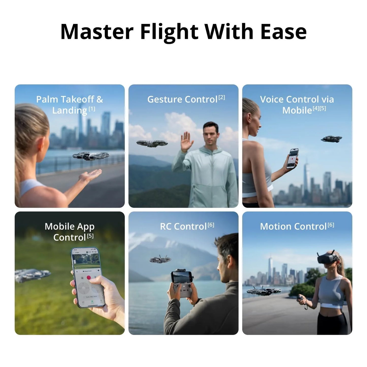 Neo 2 Motion Fly More Combo Drone with RC Motion 3 & Goggles N3, 4K FPV Camera Drone for Beginners, Stable Digital Transmission, Includes 3 Batteries