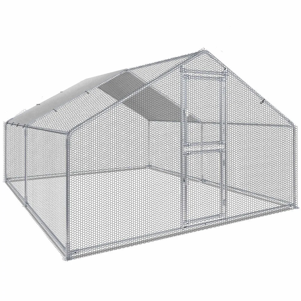 13 x 9.8 x 6.4FT Outdoor Pet Dog Run House Kennel Cage Enclosure Playpen