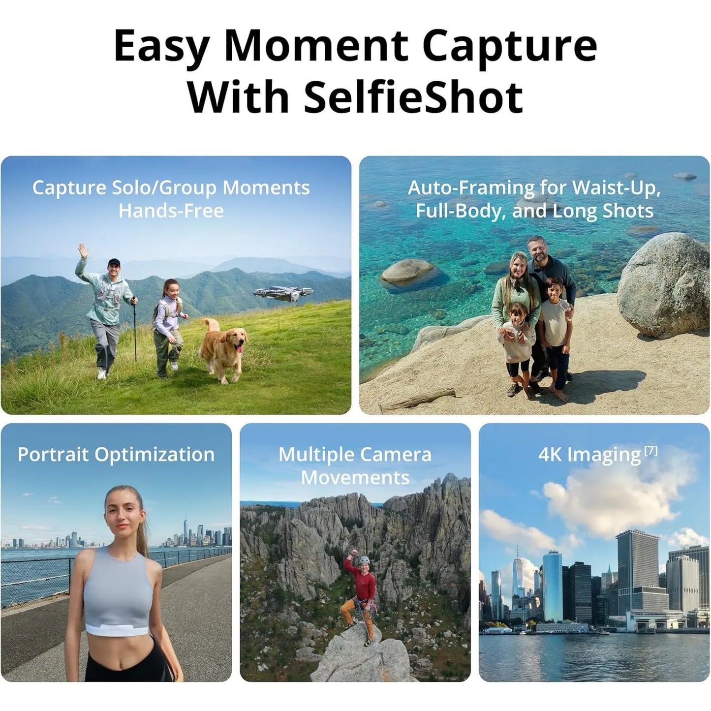 Neo 2 Fly More Combo w/ RC-N3, 4K Camera Drone for Beginners, Stable Digital Transmission, 3 Batteries
