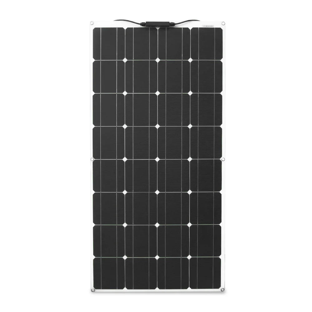12V 100W 200W 300W High Efficiency Monocrystalline Solar Cell Flexible Solar Panel Kit for 12 Volt Battery Camping