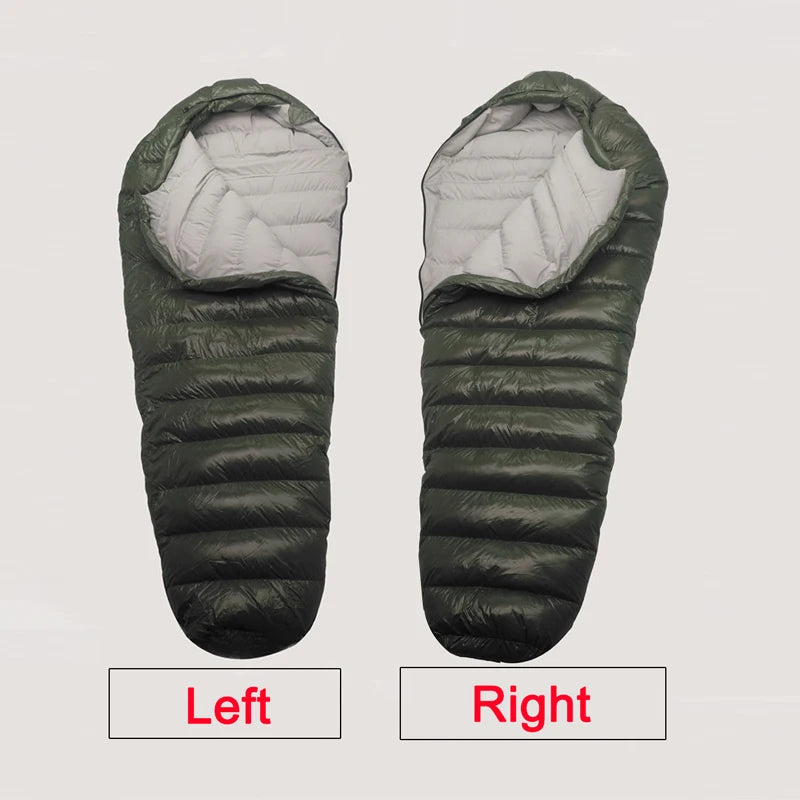 Cold Temperature Winter Sleeping Bag Down Sleeping Bag Winter Camping Equipment