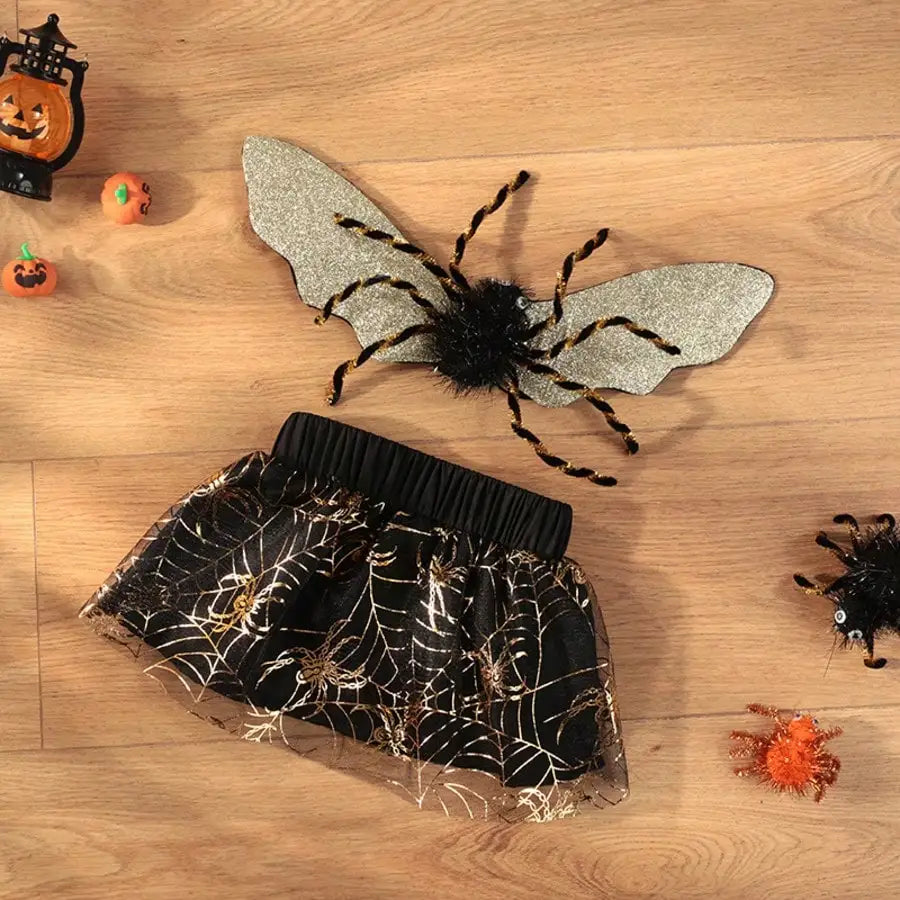 Adjustable Halloween Spider Pet Costume, Funny Cosplay Outfit For Small Medium Dogs, Unique Party Dress Up Accessories