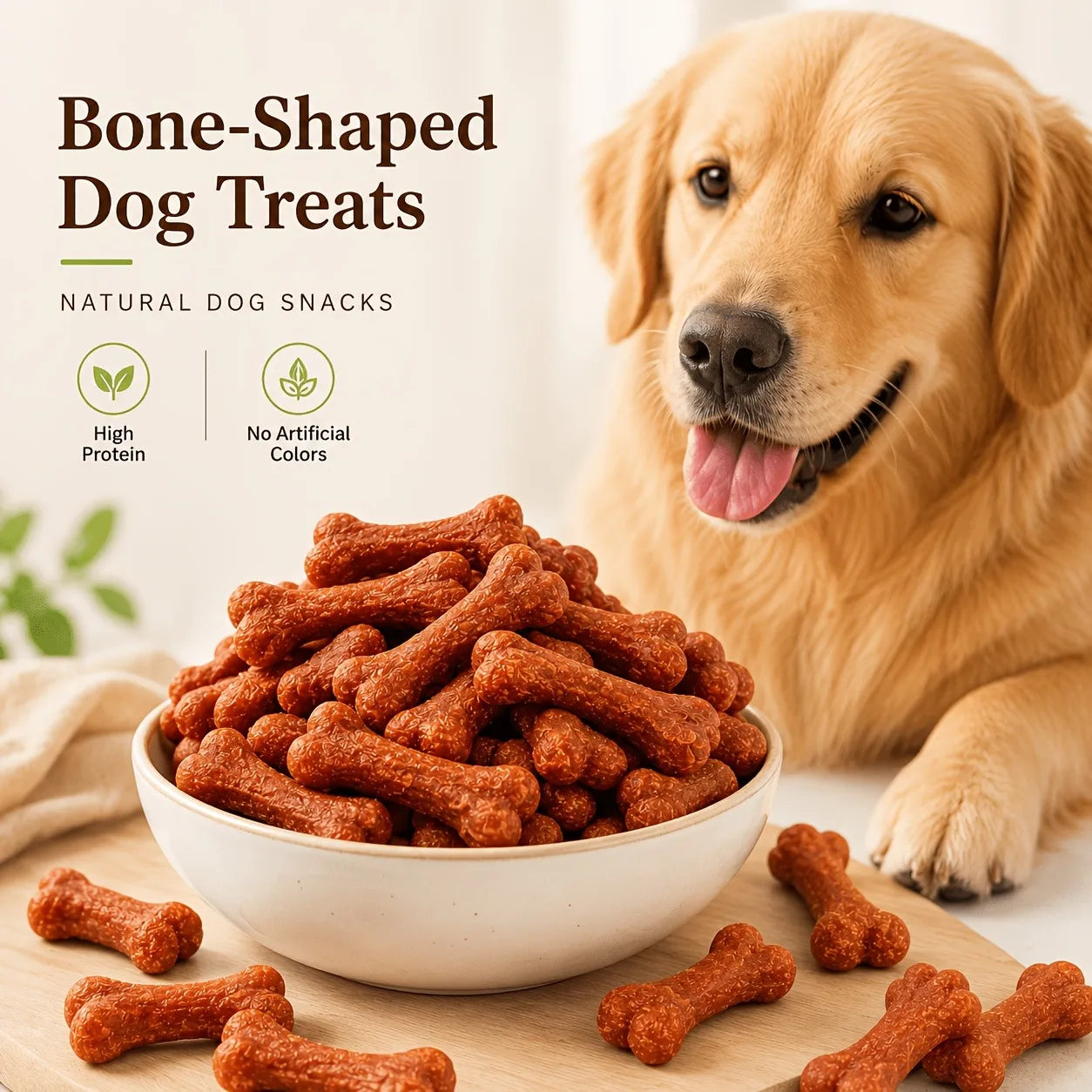 Dog Chicken Dumbbells, Small Dogs, Medium Pets, And Large Breeds Chicken Dog Snacks, Natural Dog Snacks, Rice Dog Snacks, Healthy, High Protein, Long-lasting, Dog Training Reward Snacks