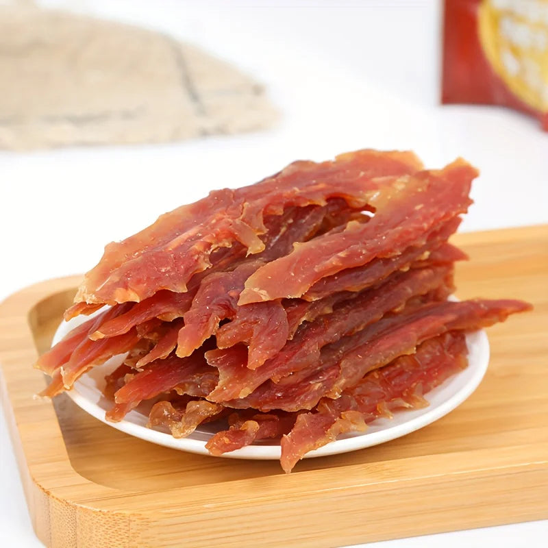 2-Pack (2 x 200g/7.05oz) Chicken Jerky Treats For Small, Medium, Large Dog, Made With Real Pure Chicken - Healthy