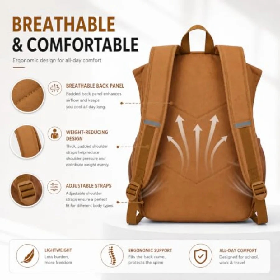 Hiking Travel Backpacks Men and Women, Lightweight Waterproof Laptop Backpack Outdoor Camping Backpack Hiking Daypack for Travel