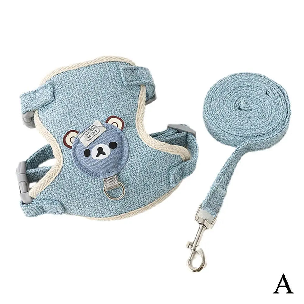 Undershirt Style Pet Leash Adjustable Cat Dog Harness Breathable Leash, Convenient Pet Vest For Small Dog Cat Supplies