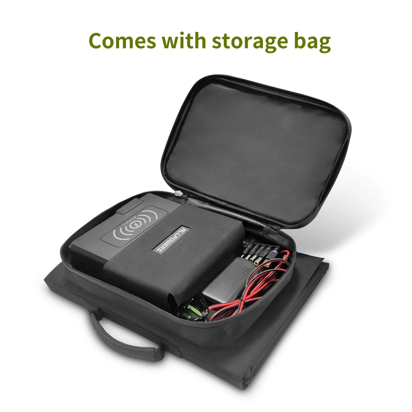 Solar Powerbank 41600mAh 200W Portable Powerstation with Solarpanel 60W, DC, USB, USB-C Output  for Camping Laptop Iphone