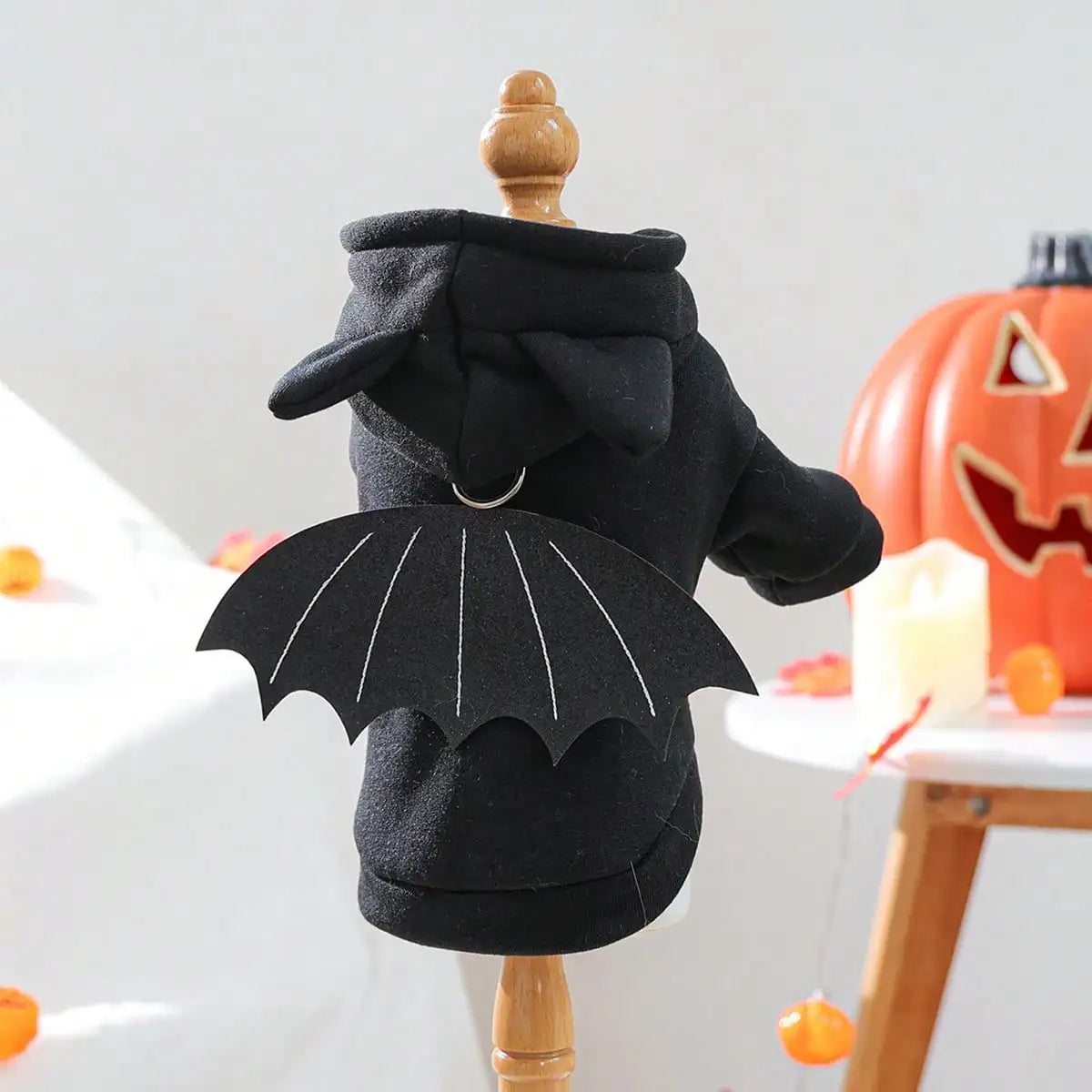 Dog Halloween Costume Funny 3D Bat Wings Dog, Cat Hoodie Holiday Apparel For Festival Party Events
