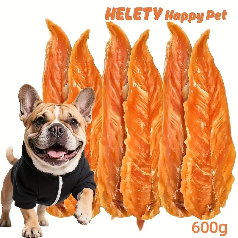 100G/200G/300G/600G Air-Jerky Chicken And Duck Breast Sticks for Dogs - Single Ingredient, Chicken And Duck Jerky Dog Chews - Grain Free, High Protein Snacks!