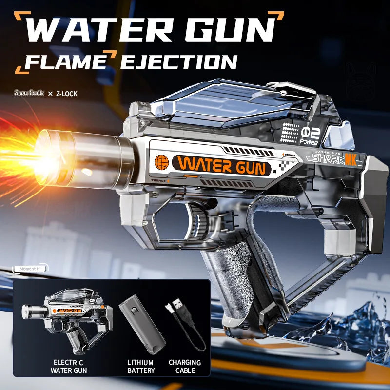 Electric Water Guns For Adults, Powerful Squirt Automatic Water Suction Water Blasters Summer Outdoor Beach Toy For Kids Gift
