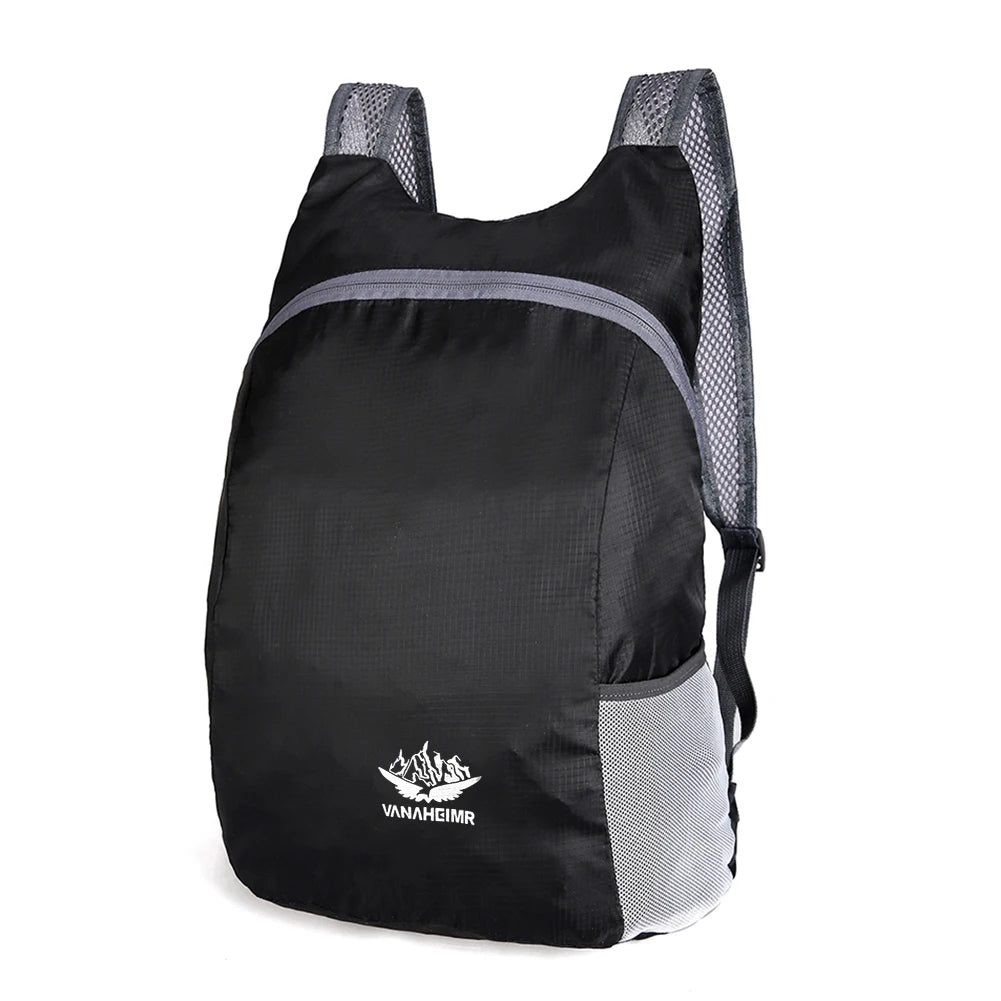 Nylon Travel Knapsack Breathable Foldable Mountaineering Rucksacks Waterproof Lightweight for Men Women for Hiking Fishing