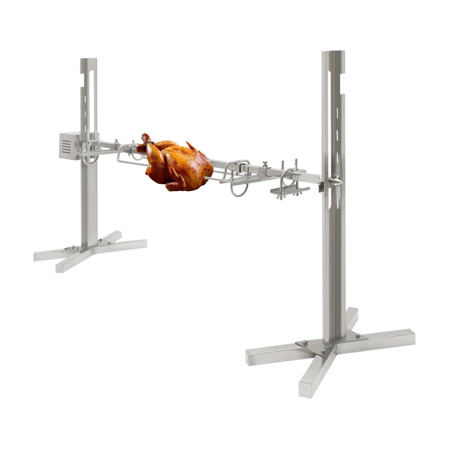 Electric Rotisserie Grill Kit Max Capacity 88 LBS Pig Chicken Roaster Rotisserie Machine with Adjustable Height for Outdoor Party