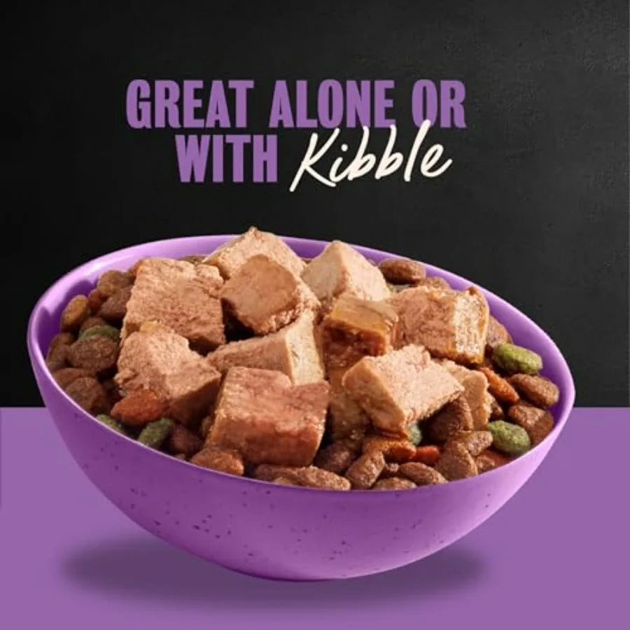 Classic Loaf in Sauce Wet Dog Food, Beef Recipe, Filet Mign Flavor, Grilled Chicken Flavor, and Porterhouse Steak Flavor, 3.5 oz.