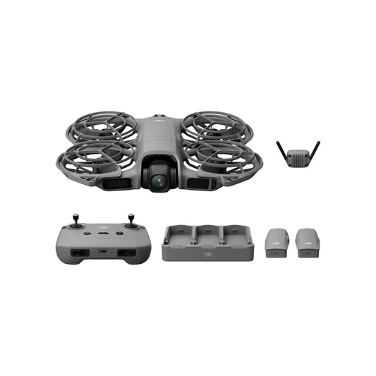 Neo 2 Fly More Combo With RC-N3 Remote Controller Drones, Stable Transmission With Digital Transceiver, Neo 2 DJI 4K Drone for Beginners With 3x Batteries