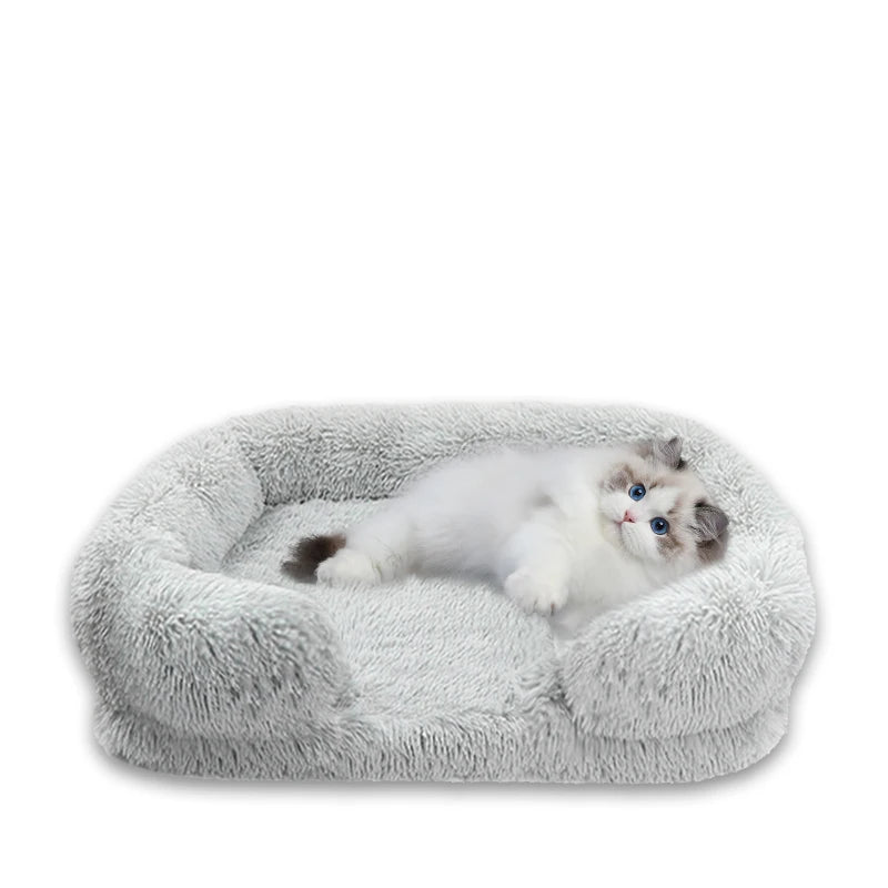 Thickened Orthopedic Dog Bed for Large Dogs - Egg Sponge, Easy to Remove and Wash Plush Cover, Durable Pet Furniture