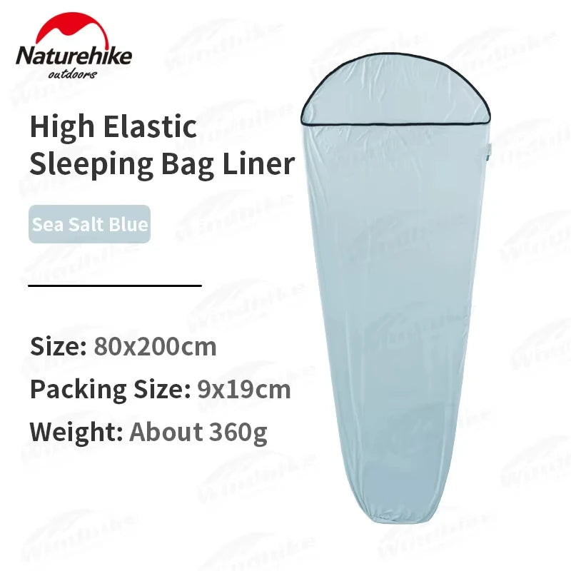 Outdoor Camping Sleeping Bag Liner High Elasticity Portable Ultralight Travel Sheet Mummy Portable Sleeping Bag Liner