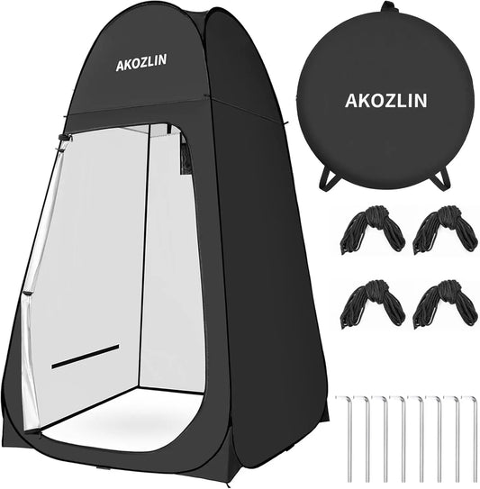 Portable Pop Up Shower Tent Instant Privacy Dressing Changing Tent Outdoor Shower Room Camp Toilet Tent with UPF 50+ Waterproof