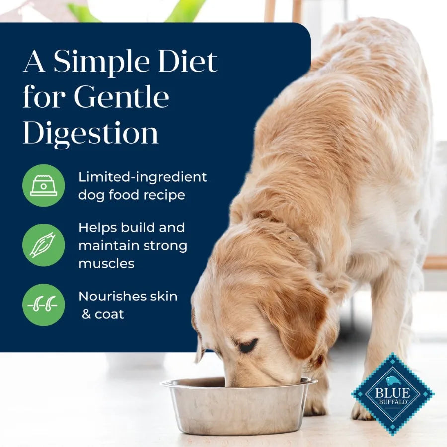 Basics Adult Grain Free Dry Dog Food, Lamb and Potato, Chicken Free, 4lb Bag