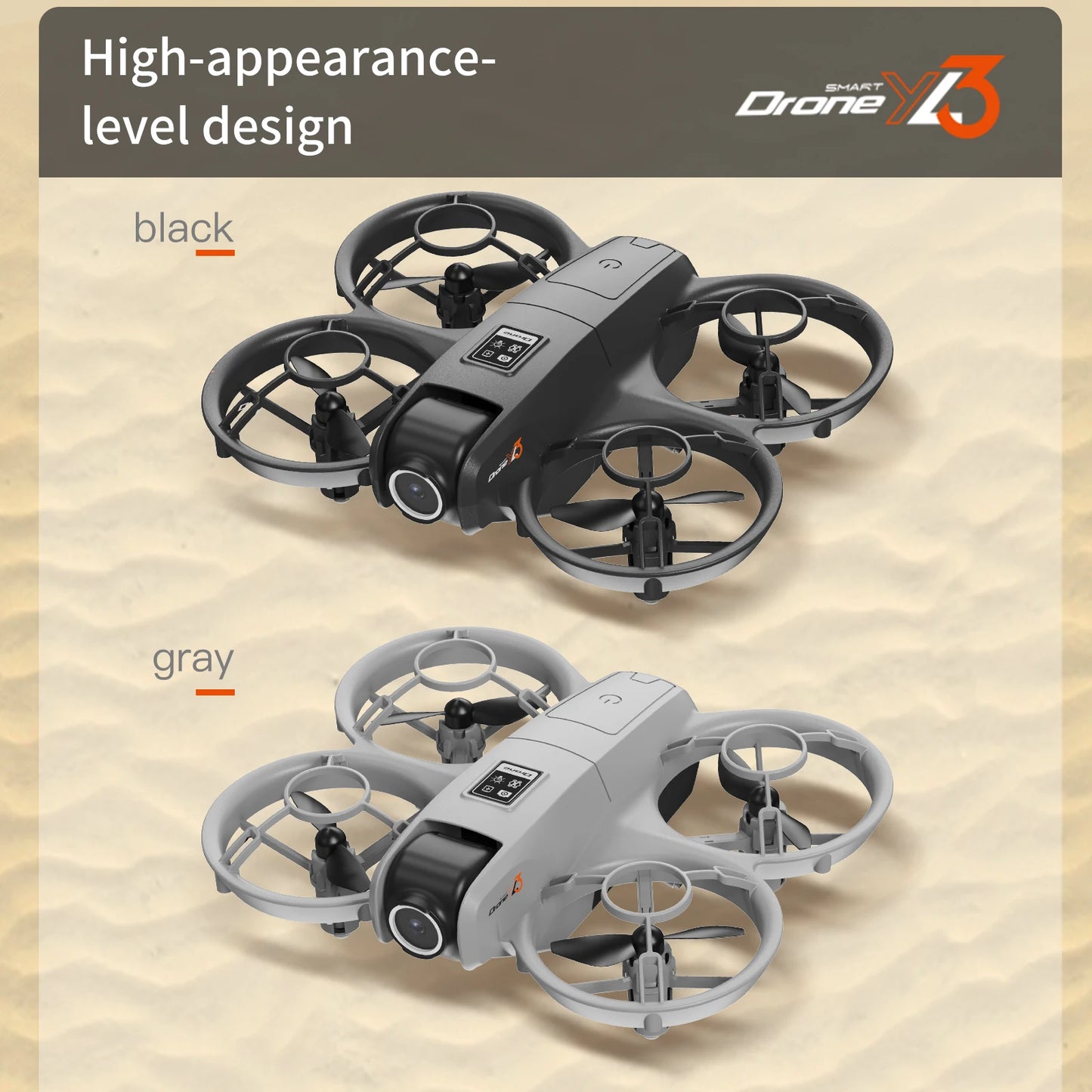 RC Drone Dual Camera Adjustable Lens 50X Digital Zoom Gesture Snapshot Video WIFI Image Transmission Aerial Photography Drone With APP Control