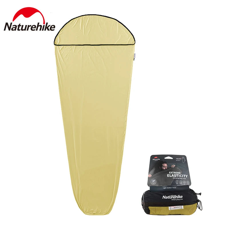 Outdoor Camping Sleeping Bag Liner High Elasticity Portable Ultralight Travel Sheet Mummy Portable Sleeping Bag Liner