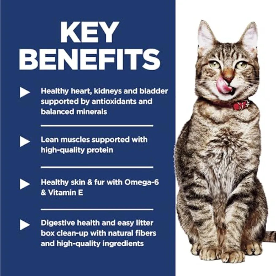 Adult 7+ Indoor Dry Cat Food, Chicken, 7 lb. Bag