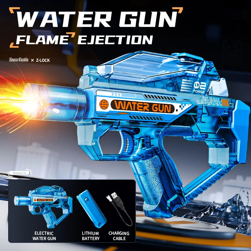 Electric Water Guns For Adults, Powerful Squirt Automatic Water Suction Water Blasters Summer Outdoor Beach Toy For Kids Gift
