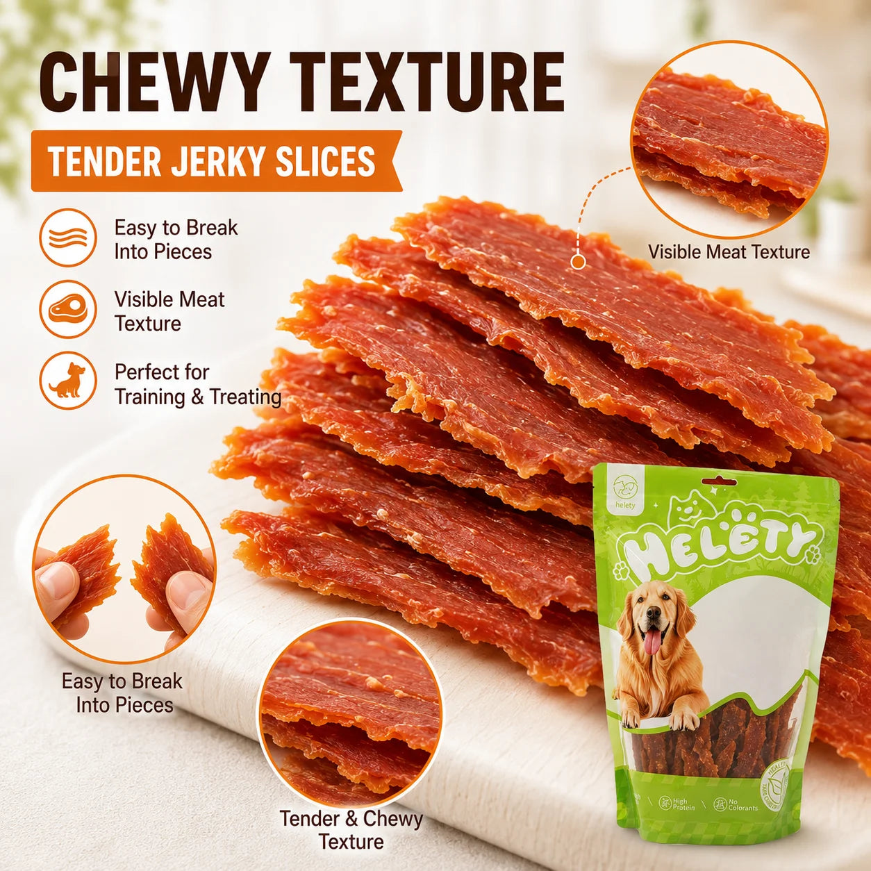 Dog Treats Duck Jerky 100g