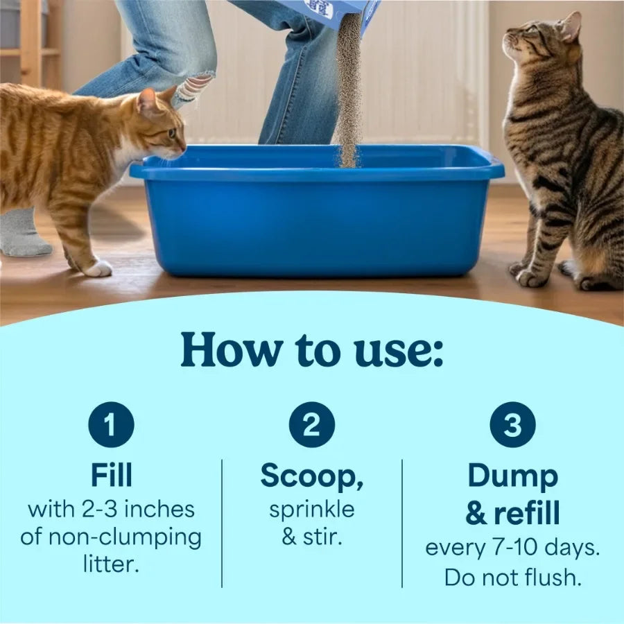 Non Clumping Cat Litter With Febreze Freshness, 35 lb. Bag
