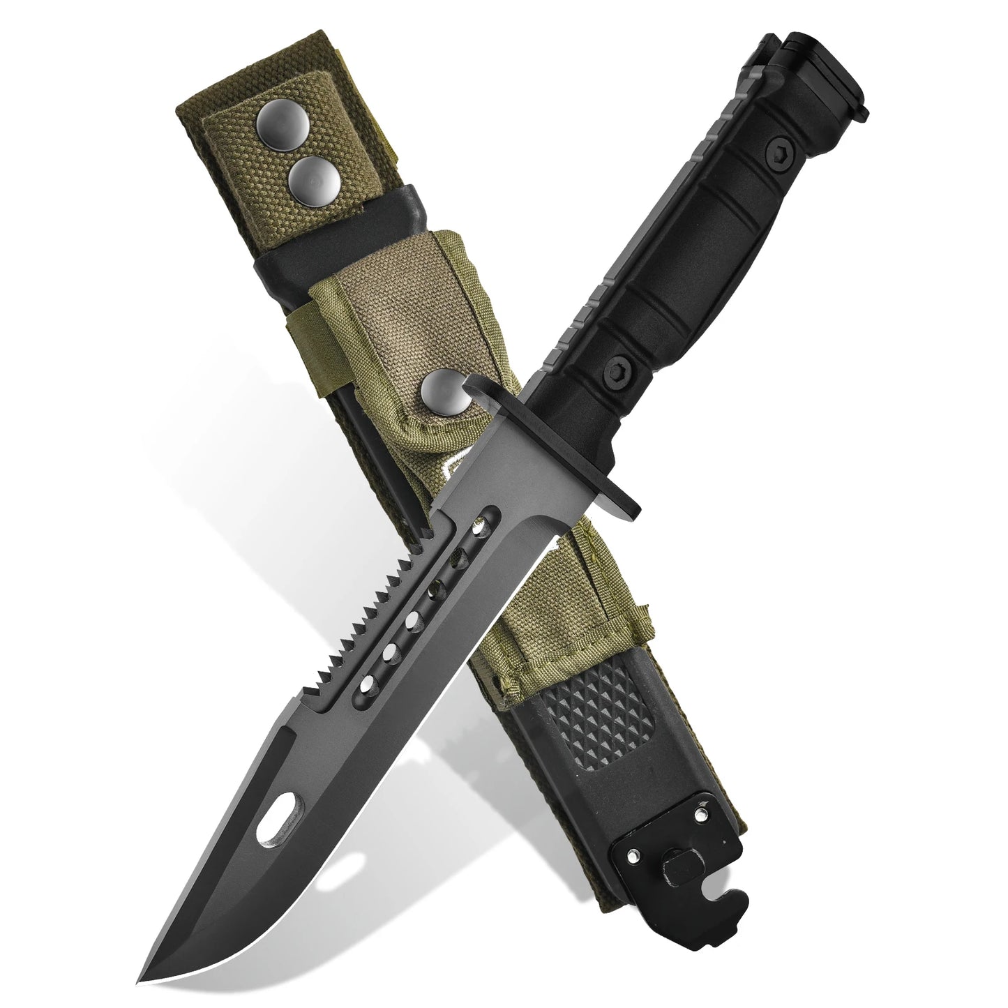 High-Quality Outdoor Fixed-Blade Knives, Straight Blades for Outdoor Camping, Suitable for Hiking, Mountaineering Expeditions, Wilderness Survival, and Camping Activities; Outdoor Utility Knives and Ideal Gifts for Men, Comes