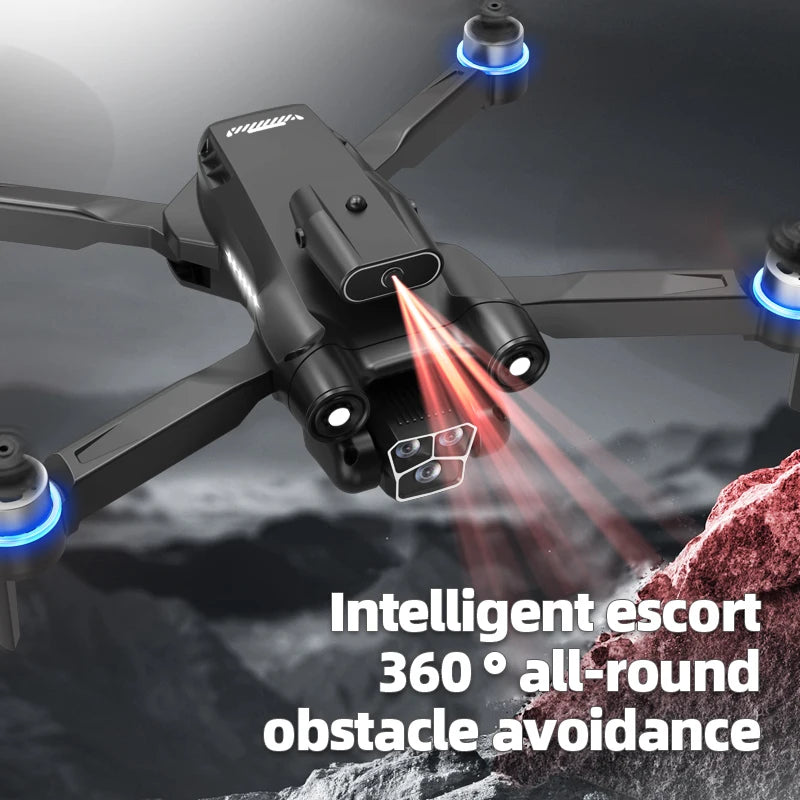 LF632 5G RC Drone Brushless Intelligent HD Dual Camera WIFI FPV Optical Flow Obstacle Avoidance Foldable Quadcopter Model Toys