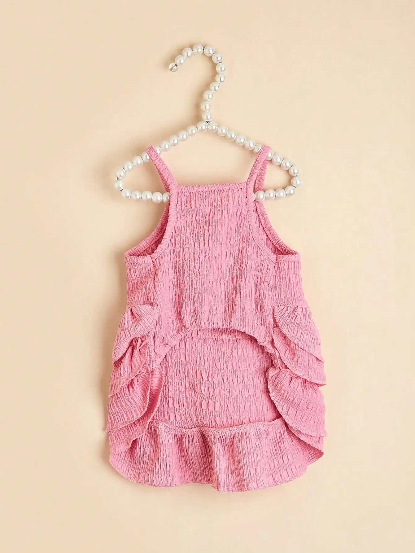 1pc Spring/Summer Thin Dog/Cat Tutu Dress With Ruffled Layers And Cake Design For Small Dogs Teddy