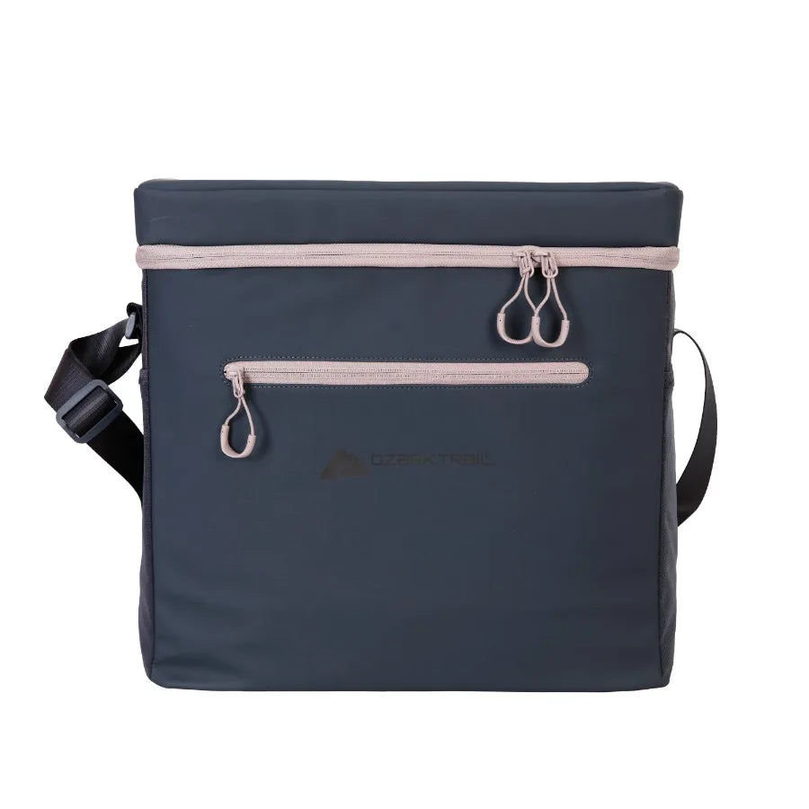36-Can Soft-Sided Cooler with Removable Hard Liner for Outdoor Use, Black, Lightweight and Insulated