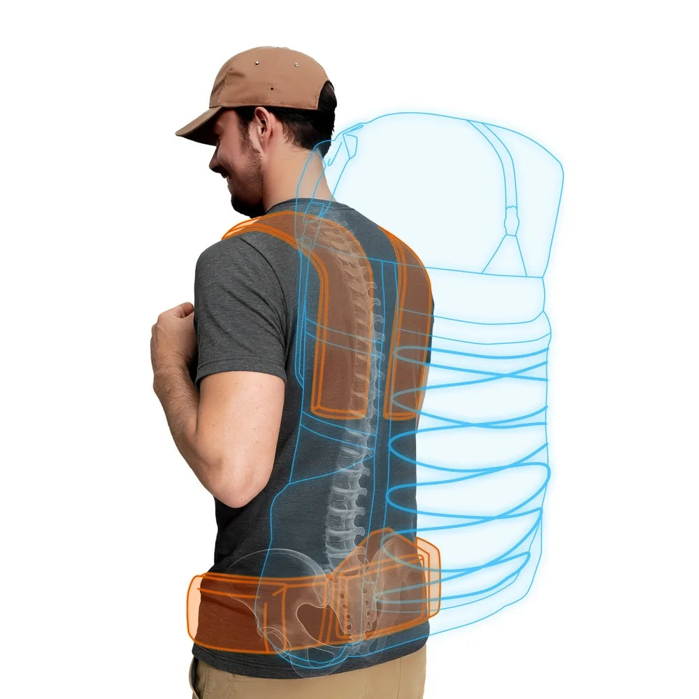 Internal-frame Hiking Backpack: 50L / 60L / 70L Roll Top Lightweight Travel Backpack with Rain Cover for Men Women Hiking Camping Backpacking