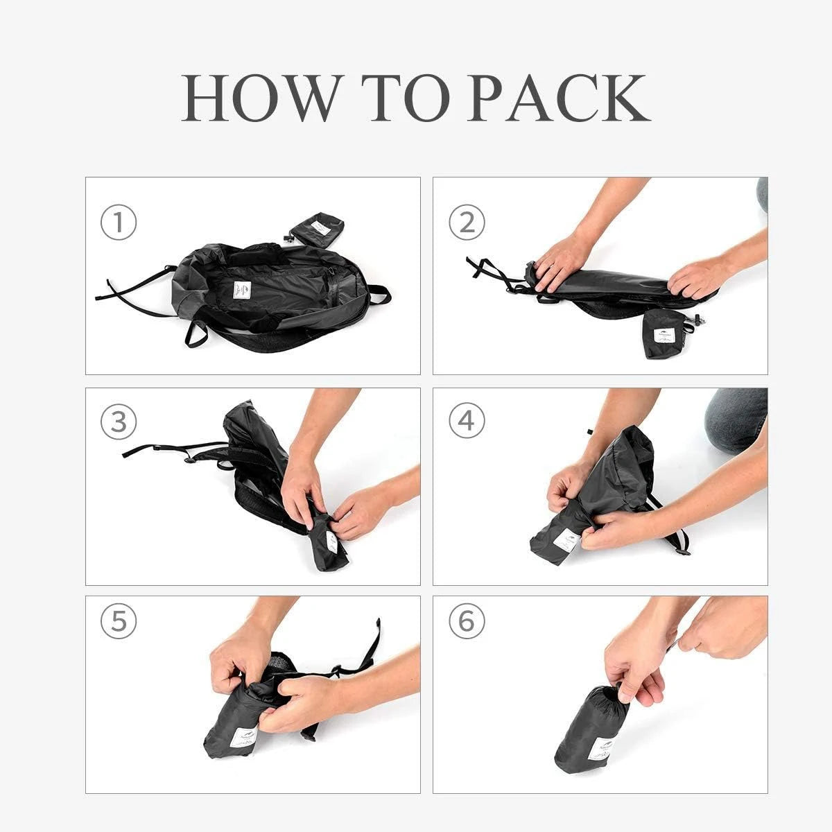 18L Silicone Folding Backpack Lightweight Portable Waterproof Bag Women/Men Bag Outdoor Hiking Shoulder Skin Bags
