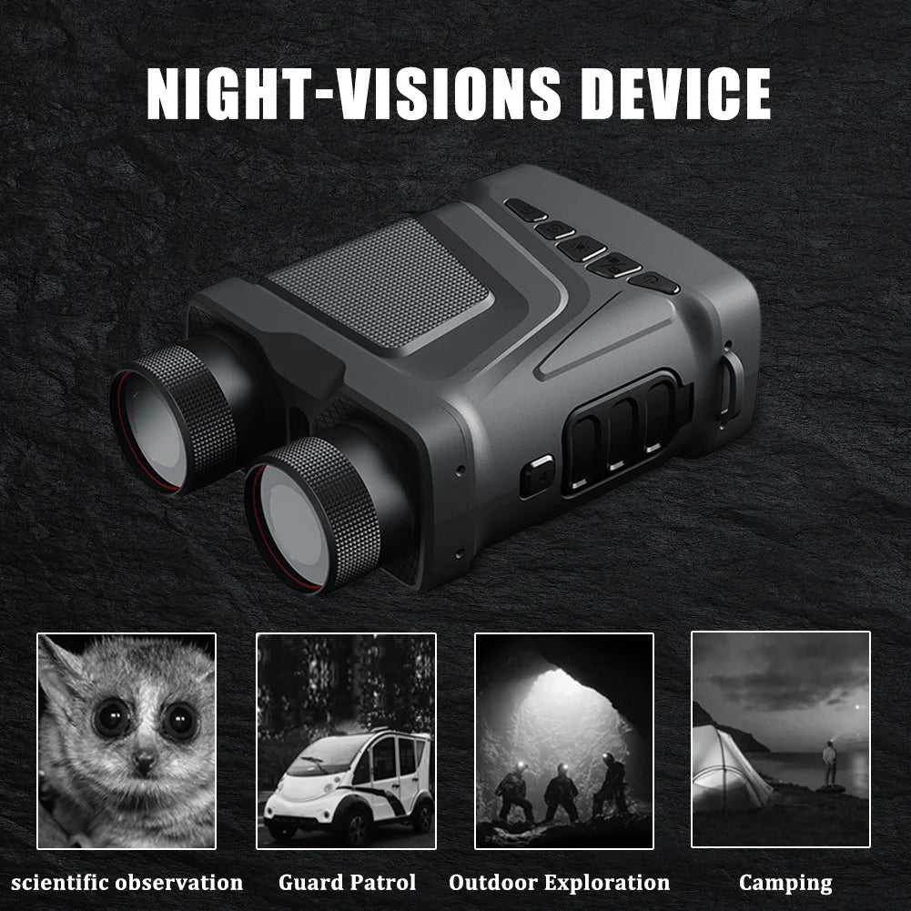 R12 5x Digital Zoom Infrared Night-Vision Binocular Telescope 1080p 300m Night-Vision Device For Outdoor Camping