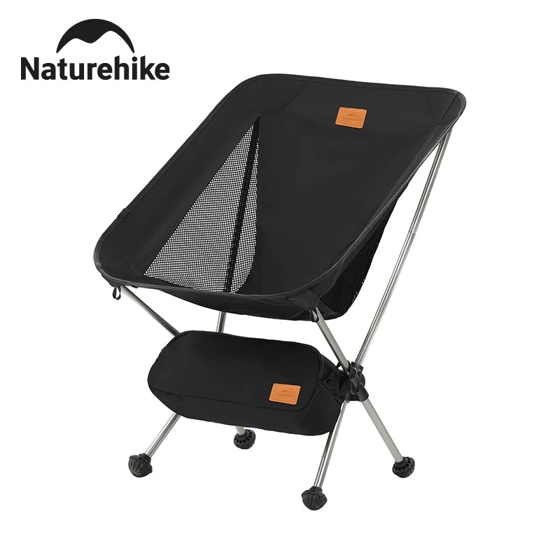 Portable Folding Camping Chair Ultralight Backpacking Chair with Anti-Sinking Feet Folding Hiking Fishing Chair