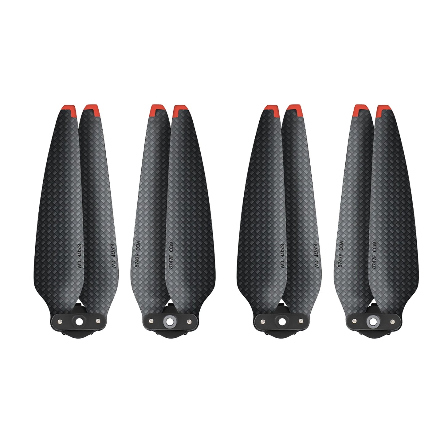 2 Pairs Durable 8747F Low Noise Carbon Fiber Propeller Replacement Parts Fittings For DJI AIR 3 Winds Drone Accessories